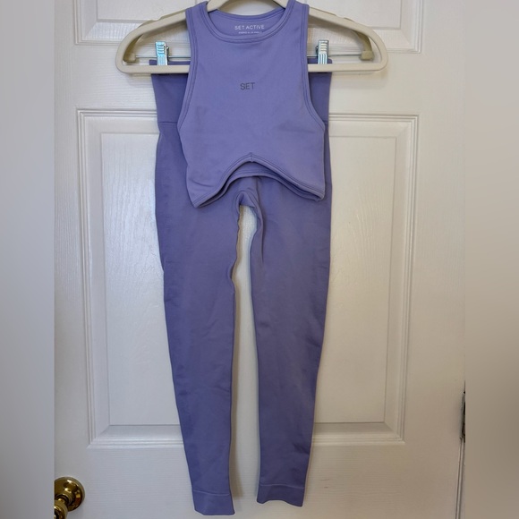 SET Active Pants - set active purple set